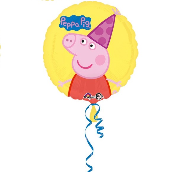 Cartoni Animati E Licenze Mylar Cartoni Peppa Pig 18 Con Cappellino